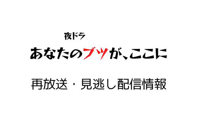 夜ドラ「あなたのブツが、ここに」テキスト,画像